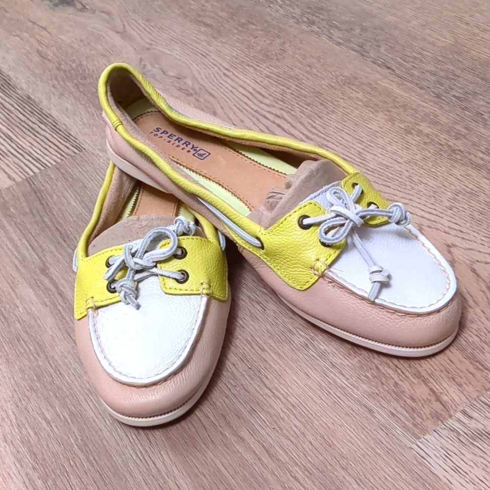 Sperry top sider boat shoes flats loafers women's leather unworn
